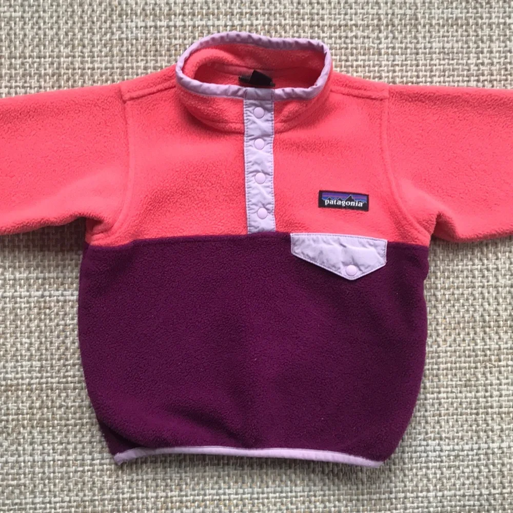 Patagonia Fleece Pullover (size 12-18m)